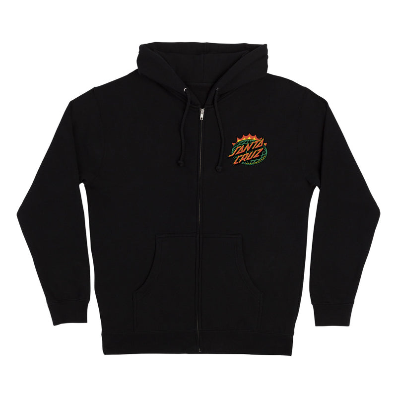 KENDALL END OF THE DOT ZIP HOODED SWEATSHIRT