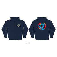 HAND DOT ZIP HOODED SWEATSHIRT