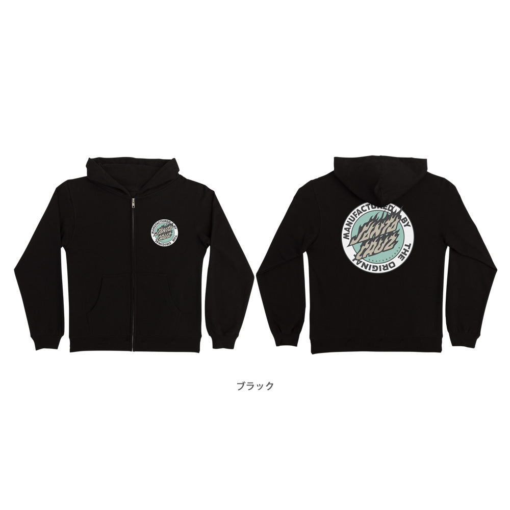 FLAMED MFG DOT ZIP HOODED SWEATSHIRT YOUTH