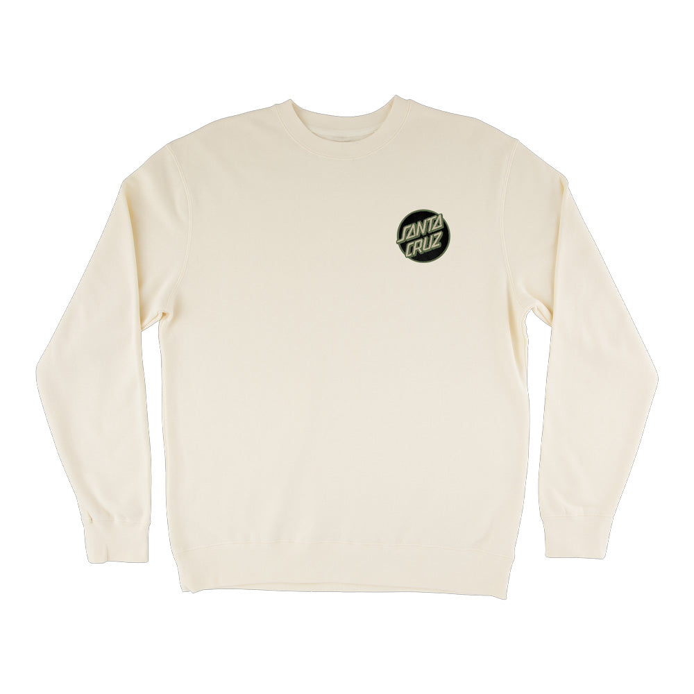 CRUZ EMBROIDERED CREW NECK SWEATSHIRT