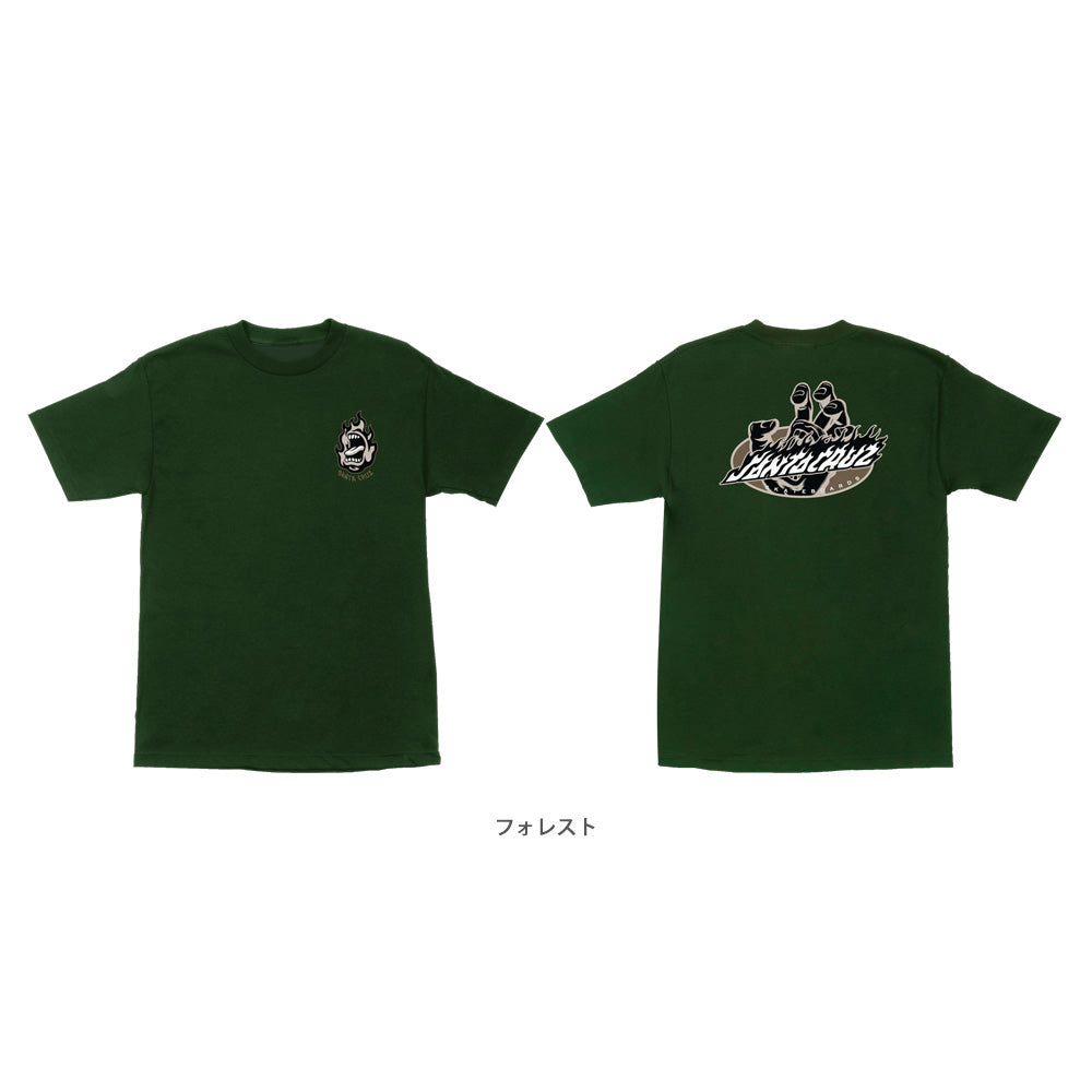 SCREAMING FIRE OVAL S/S REGULAR T-SHIRT