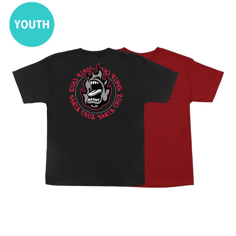 RINGED SCREAMING FLAME S/S REGULAR T-SHIRT YOUTH
