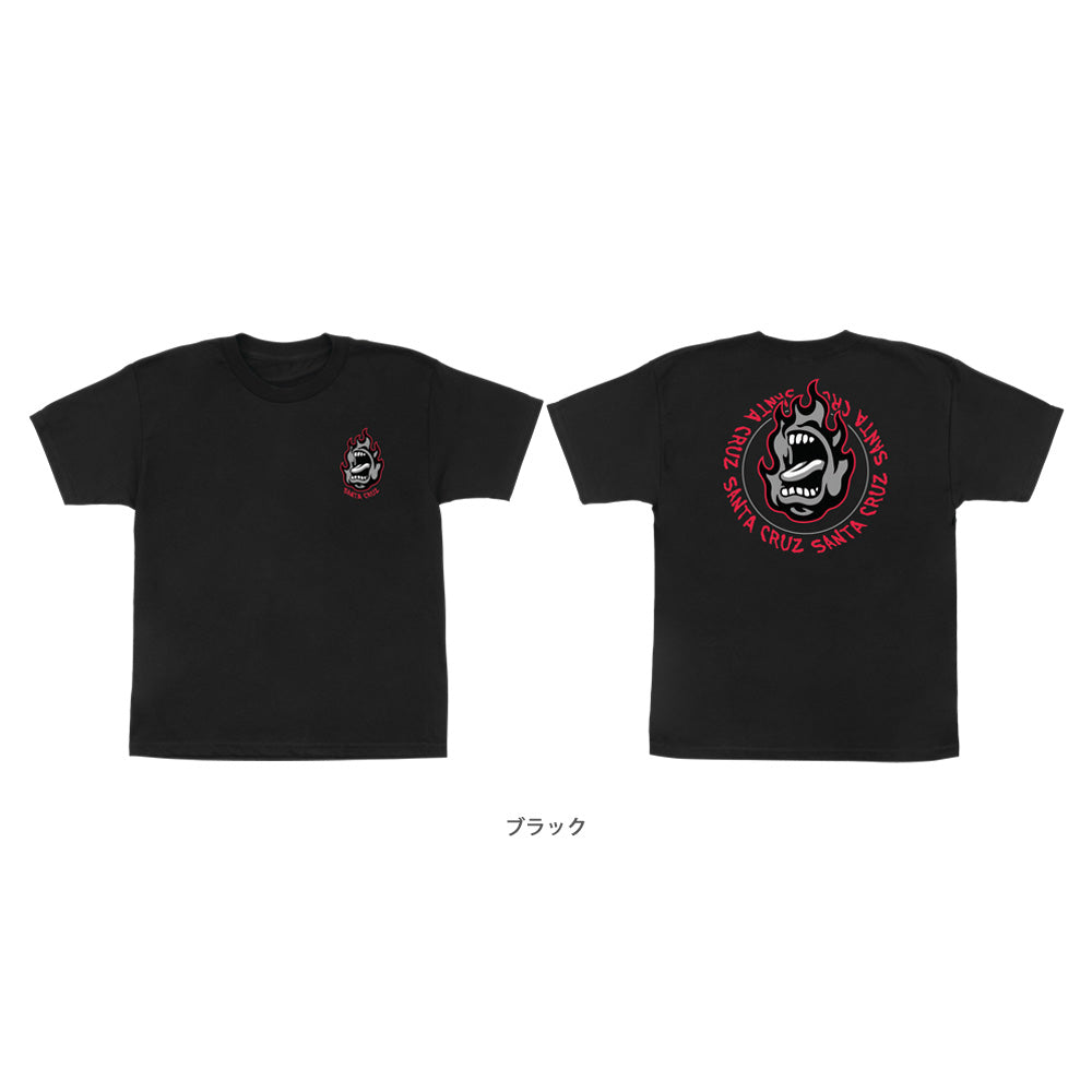 RINGED SCREAMING FLAME S/S REGULAR T-SHIRT YOUTH