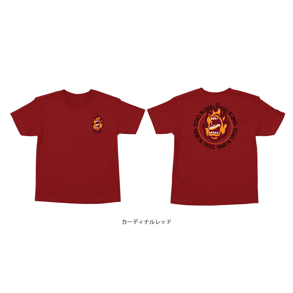 RINGED SCREAMING FLAME S/S REGULAR T-SHIRT YOUTH