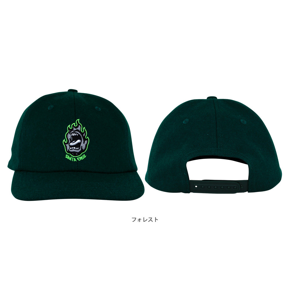 SCREAMING FIRE SNAPBACK HAT