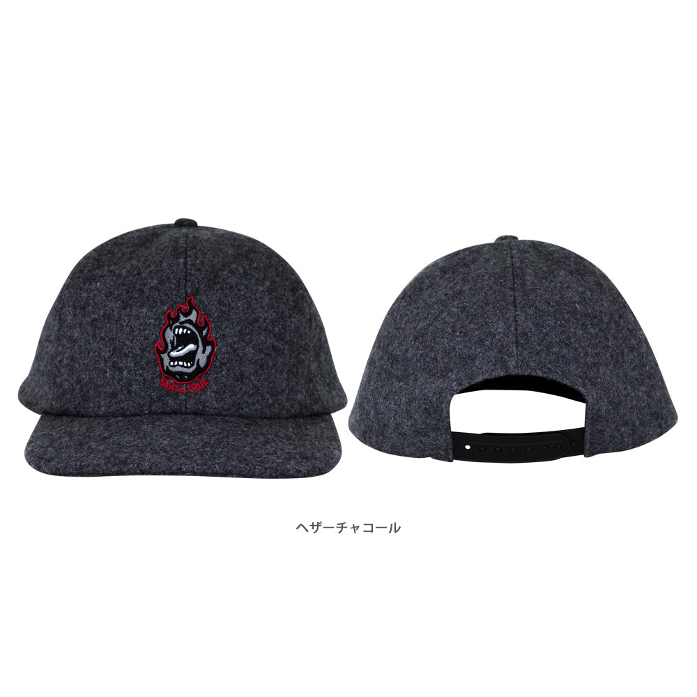 SCREAMING FIRE SNAPBACK HAT