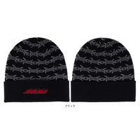 WIRED FLAME DOT BEANIE HAT