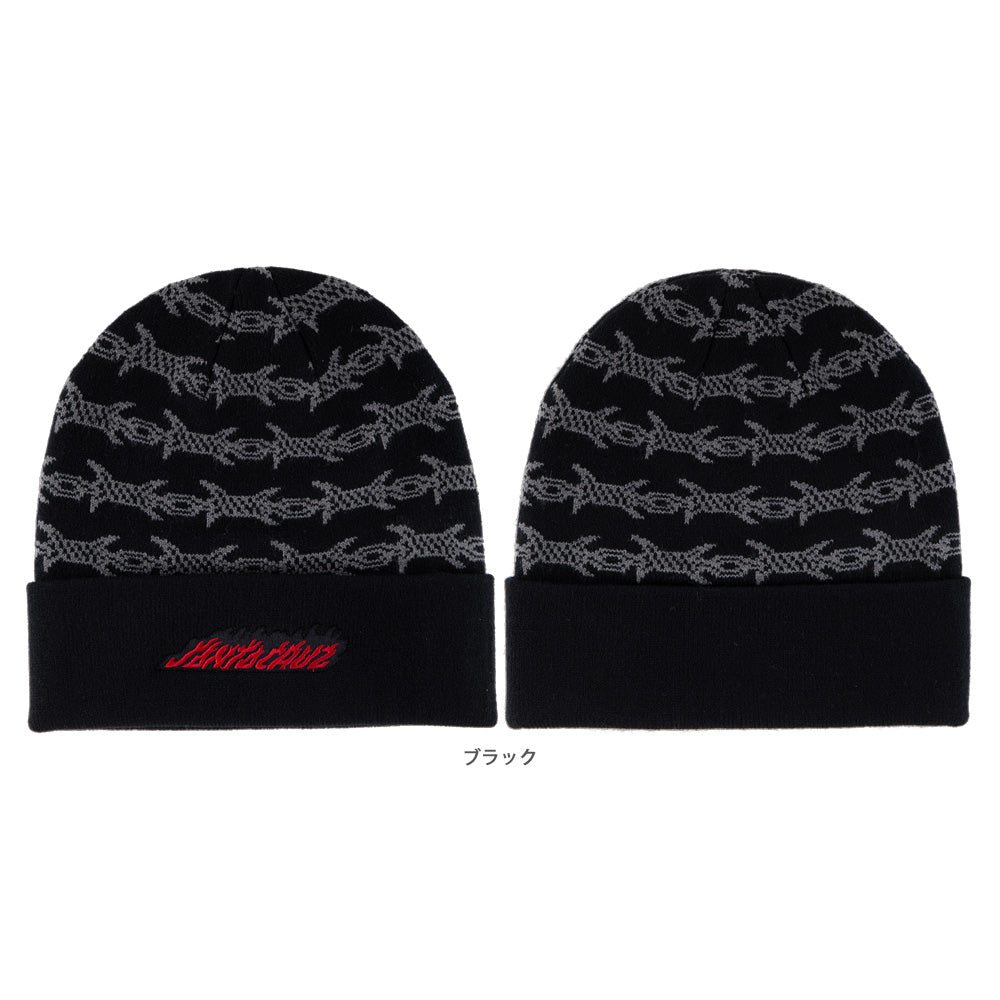 WIRED FLAME DOT BEANIE HAT