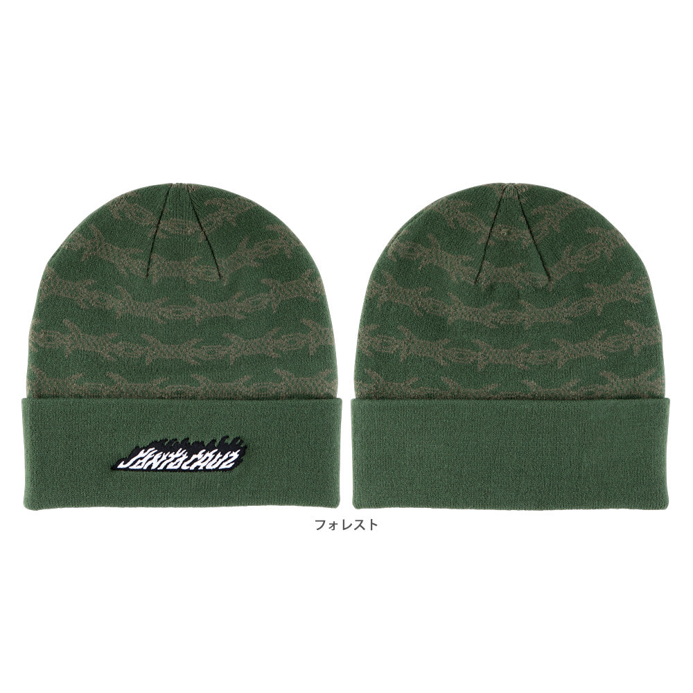 WIRED FLAME DOT BEANIE HAT