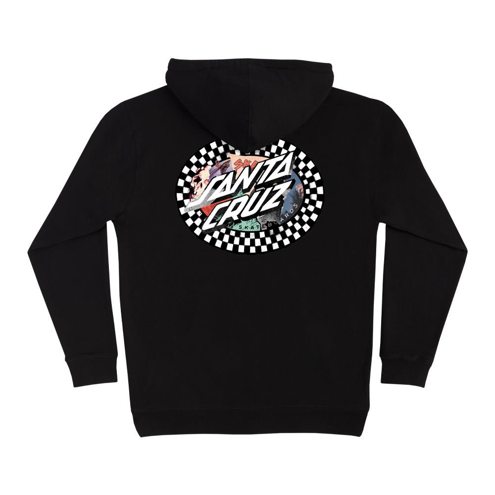 COLLAGE OVAL DOT P/O HOODED SWEATSHIRT