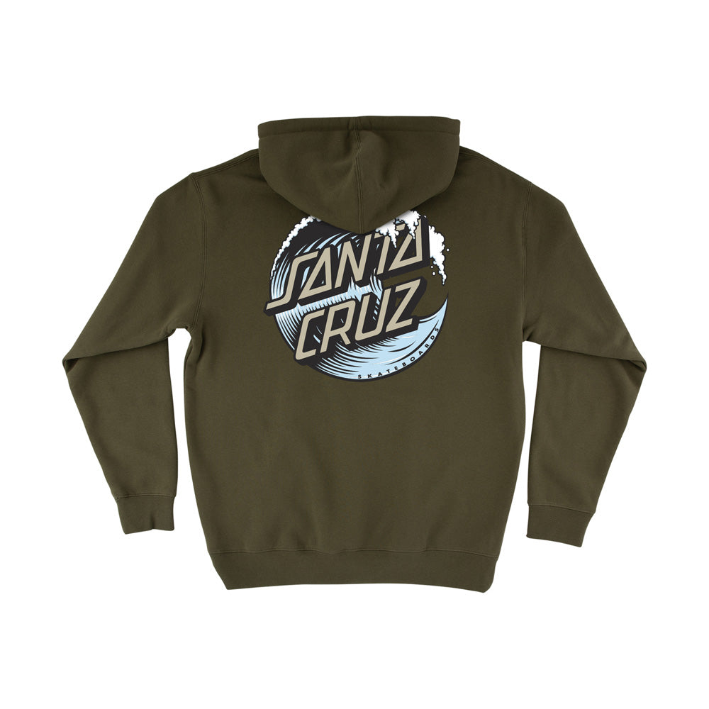 WAVE DOT P/O HOODED SWEATSHIRT