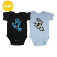 SCREAMING HAND FRONT ONE PIECE S/S INFANT BABY