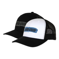 CUT STRIP MESH TRUCKER HAT