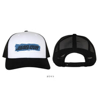 CUT STRIP MESH TRUCKER HAT