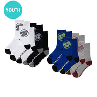 OPUS STRIP 4-PACK YOUTH SOCKS