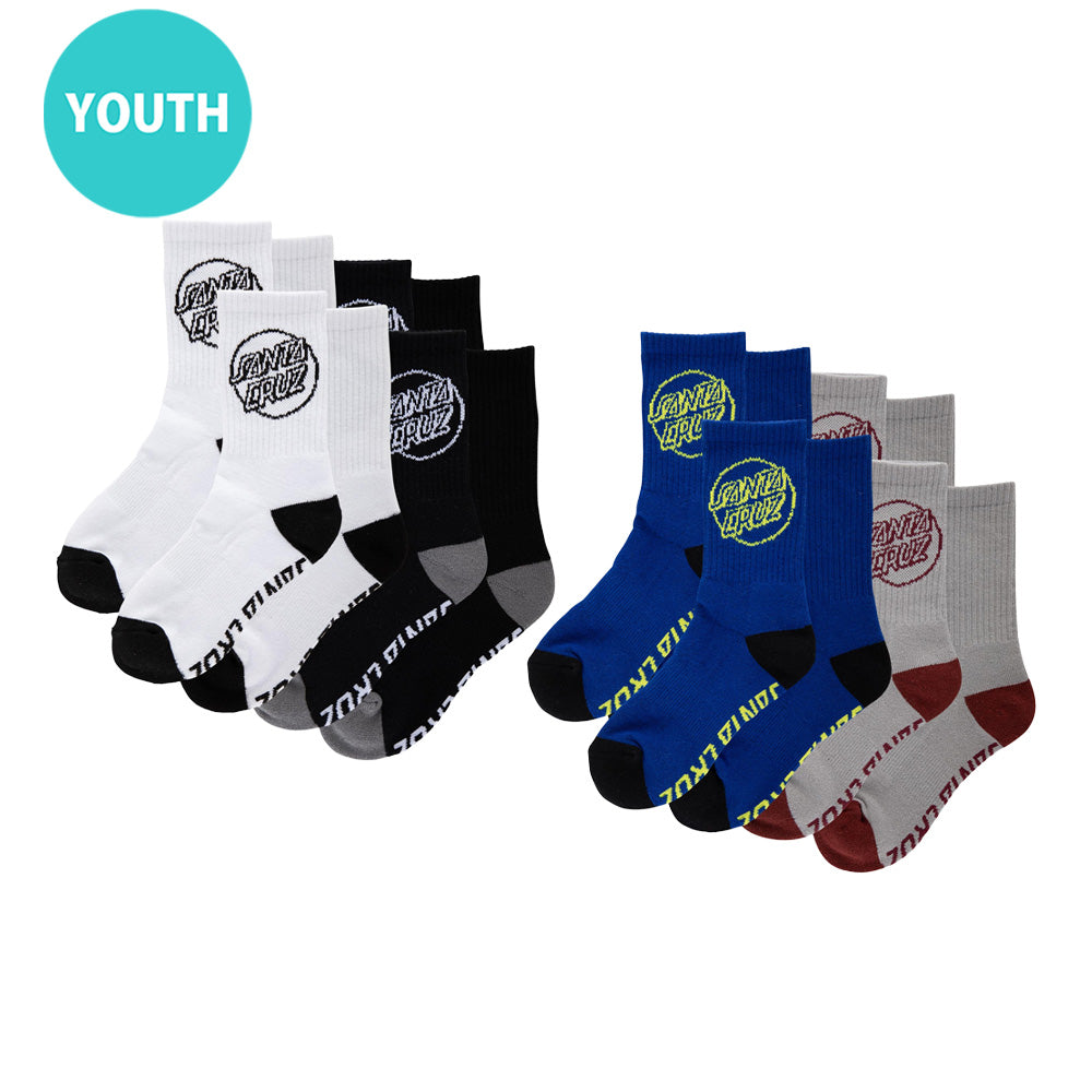 OPUS STRIP 4-PACK YOUTH SOCKS