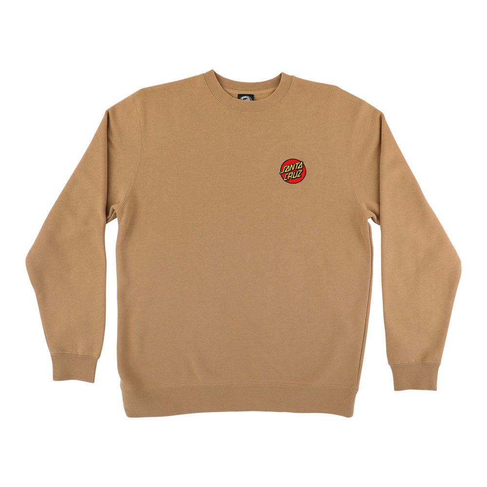 CRUZ EMBROIDERED CREW NECK SWEATSHIRT