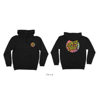 TIE DYE DOT CHEST P/O HOODED SWEATSHIRT