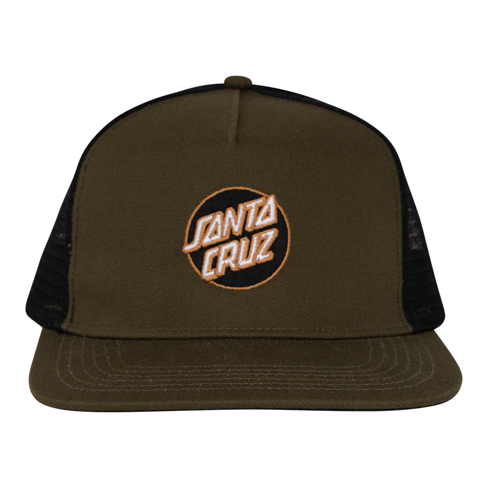 CRUZ EMBROIDERED MESH TRUCKER HAT