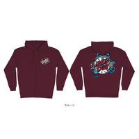 GRABKE EXPLODING DOT ZIP HOODED SWEATSHIRT