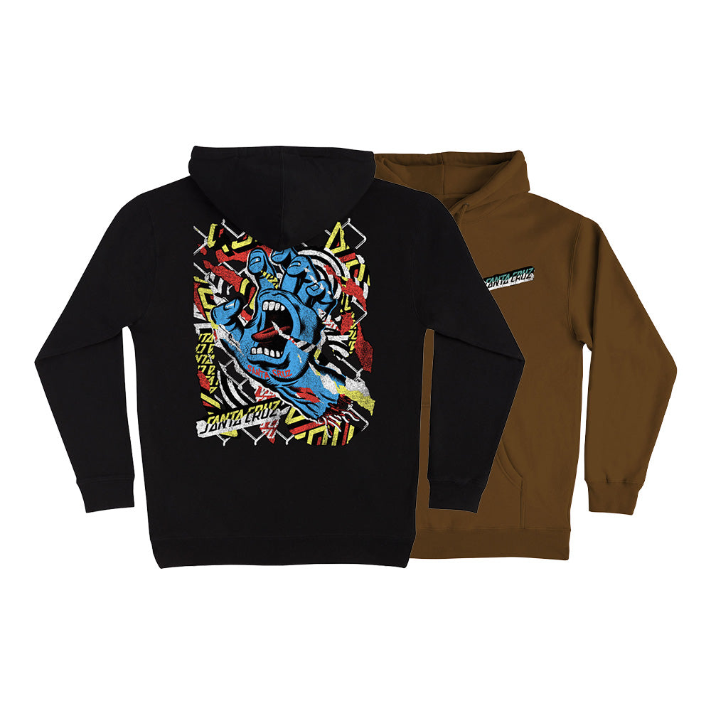 DAMAGED HAND P/O HOODED SWEATSHIRT