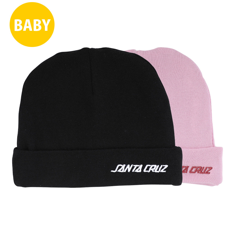 SOLID STRIP BEANIE INFANT BABY