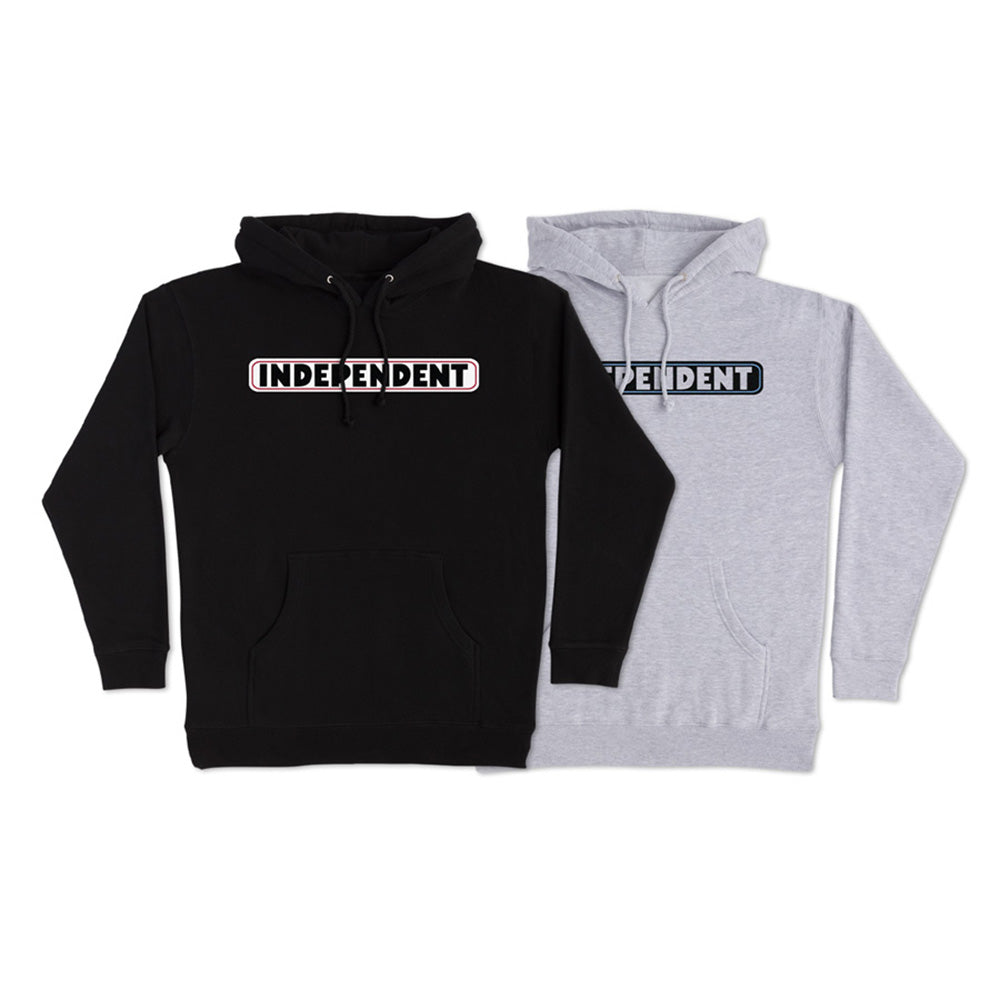 BAR LOGO P/O HOODED HEAVYWEIGHT SWEATSHIRT