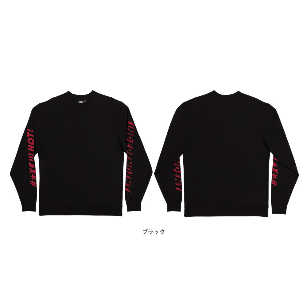 SPEED FLAME CREW NECK SWEATSHIRT