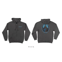 ITC STAINED ZIP HOODED SWEATSHIRT