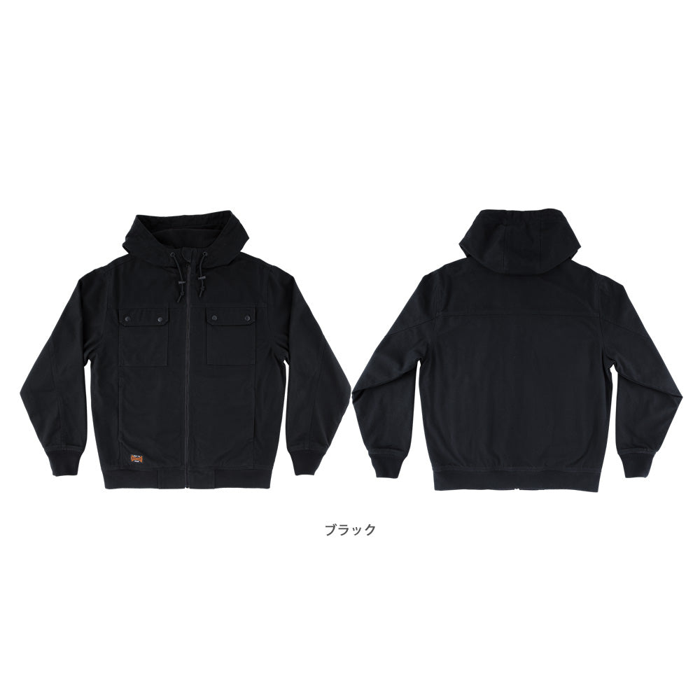 BUILT TO GRIND HOODED CANVAS WORK JACKET
