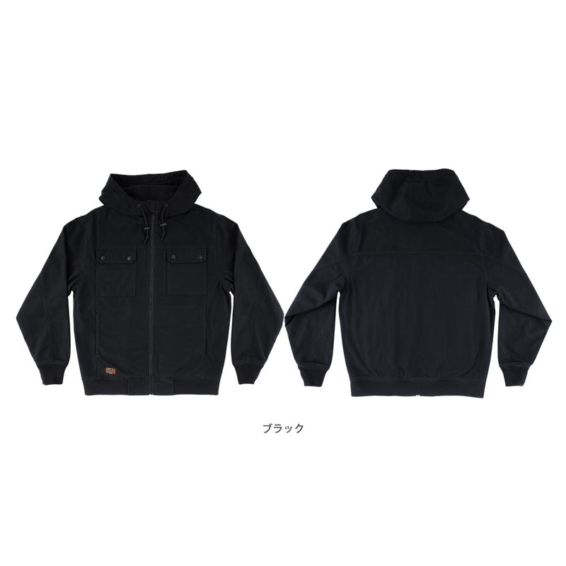 BUILT TO GRIND HOODED CANVAS WORK JACKET