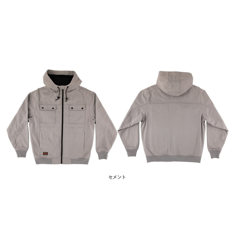 BUILT TO GRIND HOODED CANVAS WORK JACKET
