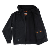 BUILT TO GRIND HOODED CANVAS WORK JACKET