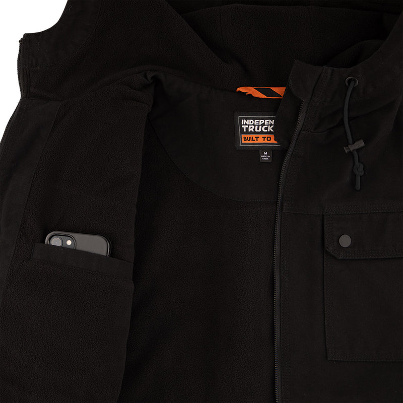 BUILT TO GRIND HOODED CANVAS WORK JACKET