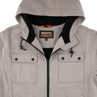 BUILT TO GRIND HOODED CANVAS WORK JACKET