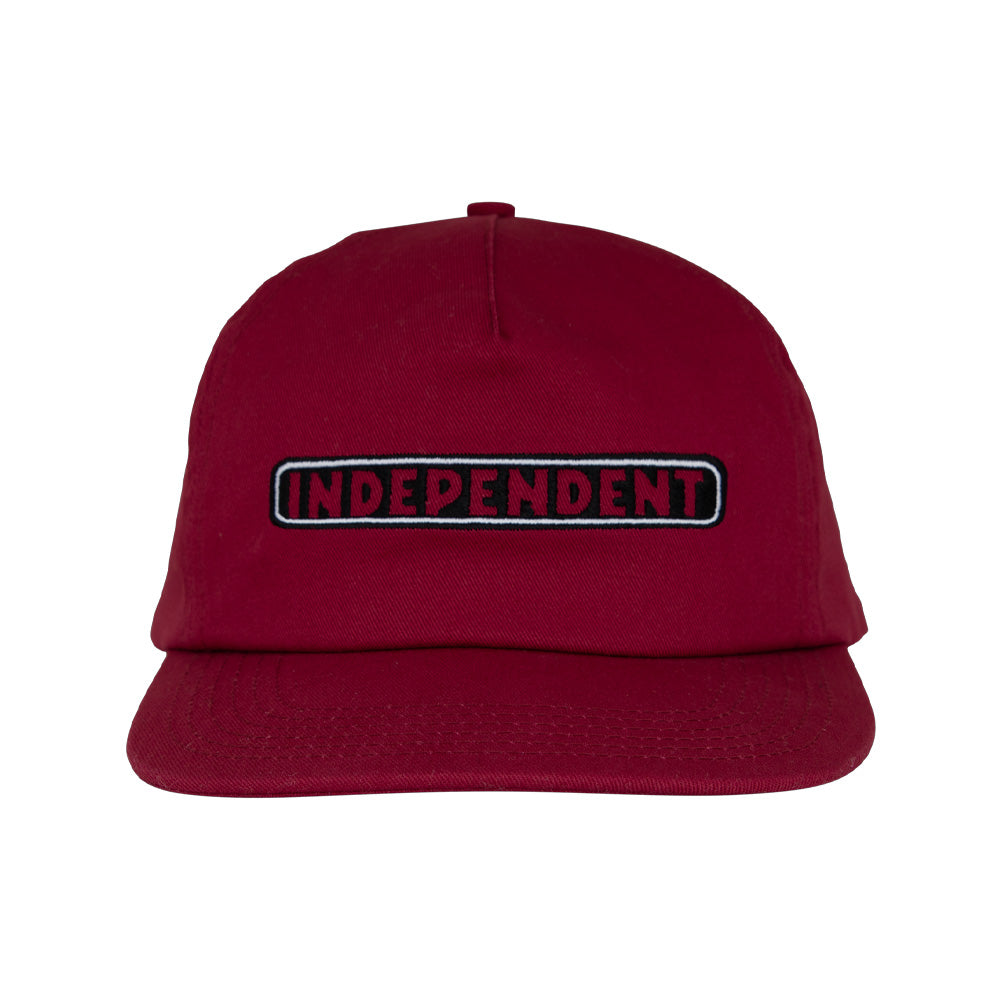BAR LOGO SNAPBACK HAT