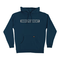 BAR LOGO REFLECTIVE P/O HOODED SWEATSHIRT