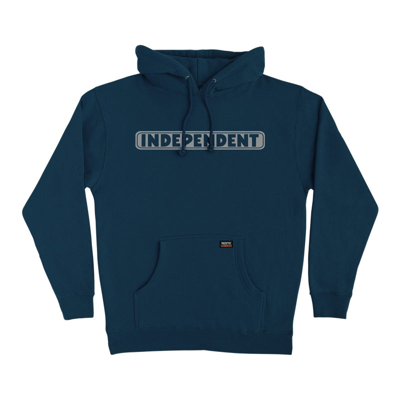 BAR LOGO REFLECTIVE P/O HOODED SWEATSHIRT