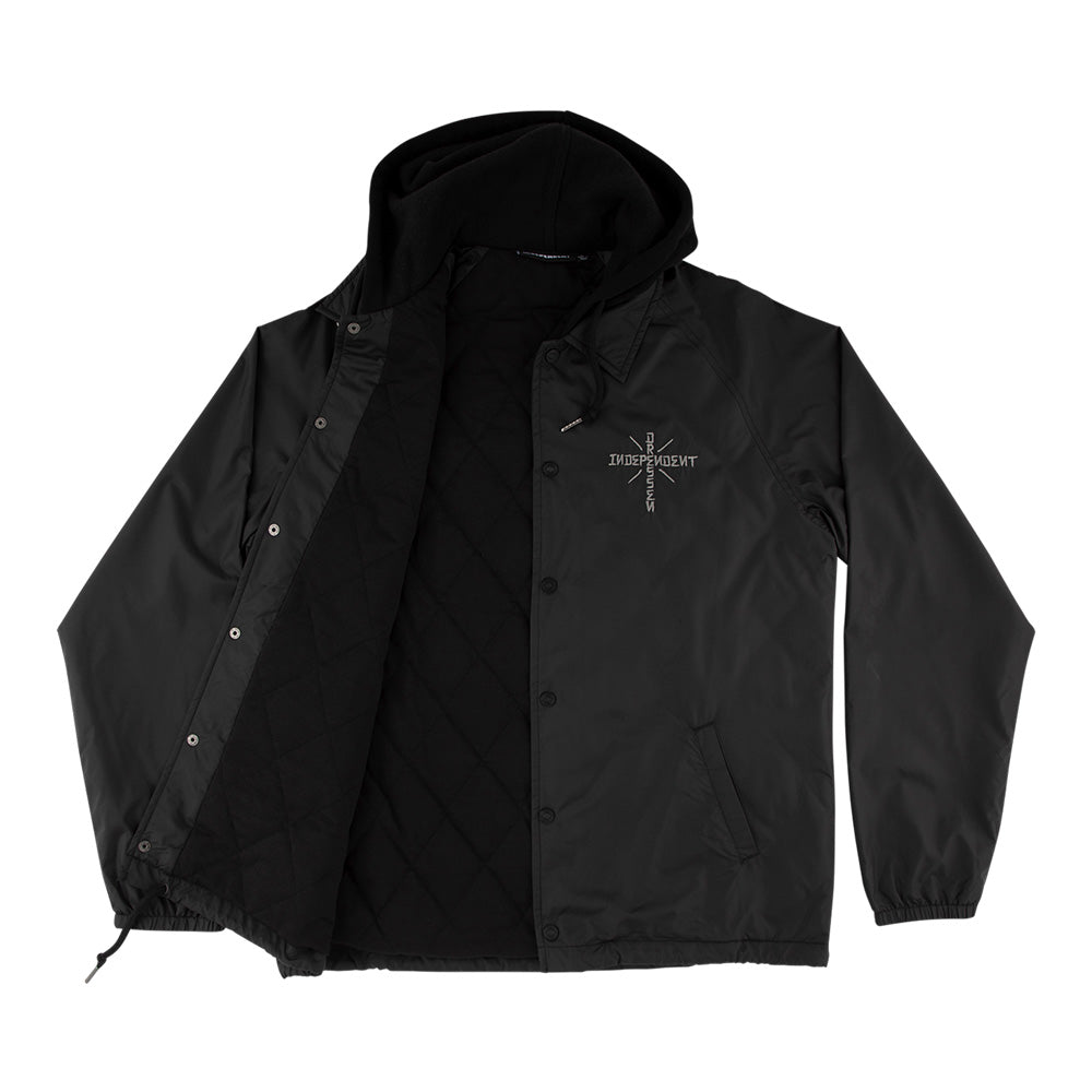 DRESSEN SKULL ROSE HOOD WINDBREAKER JACKET