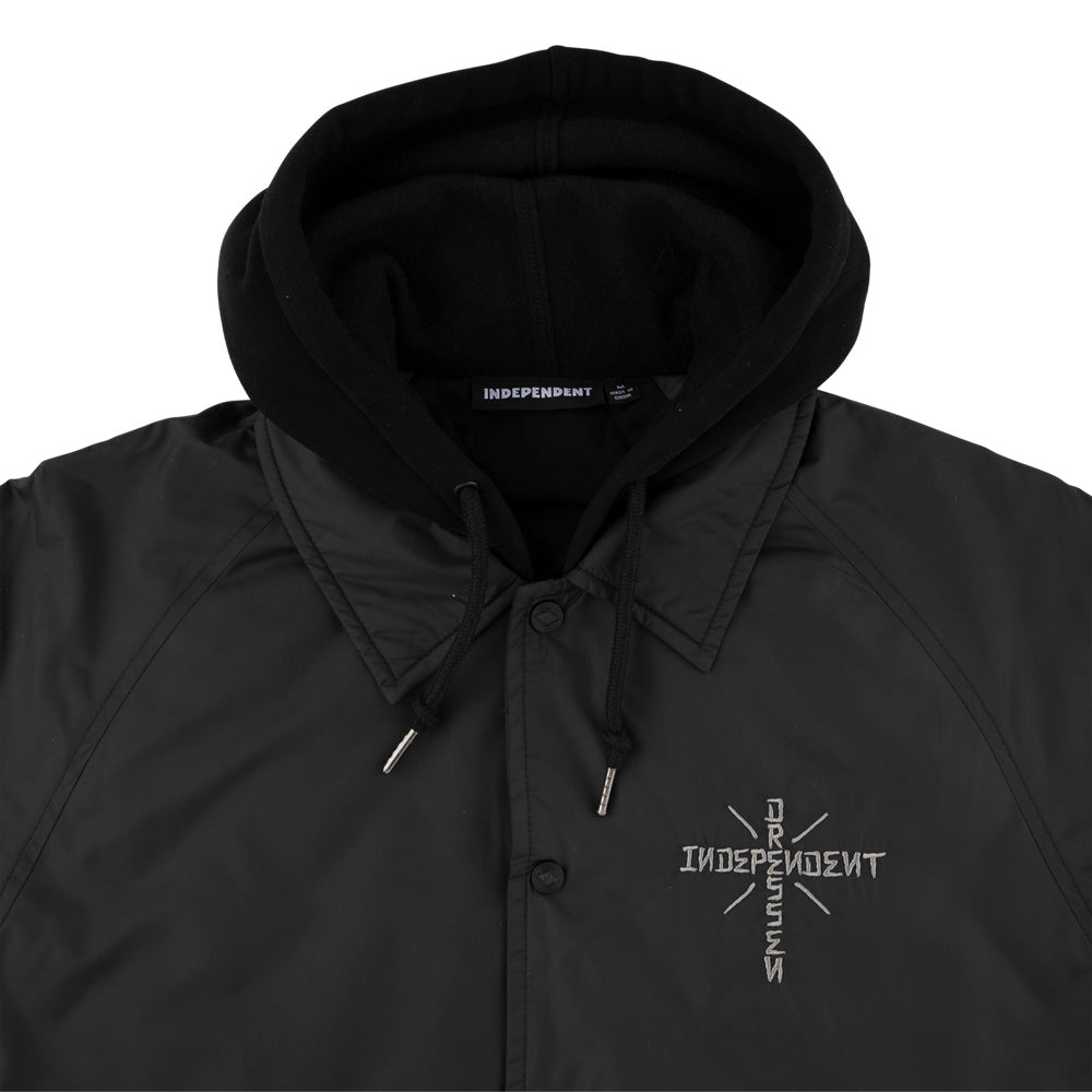 DRESSEN SKULL ROSE HOOD WINDBREAKER JACKET