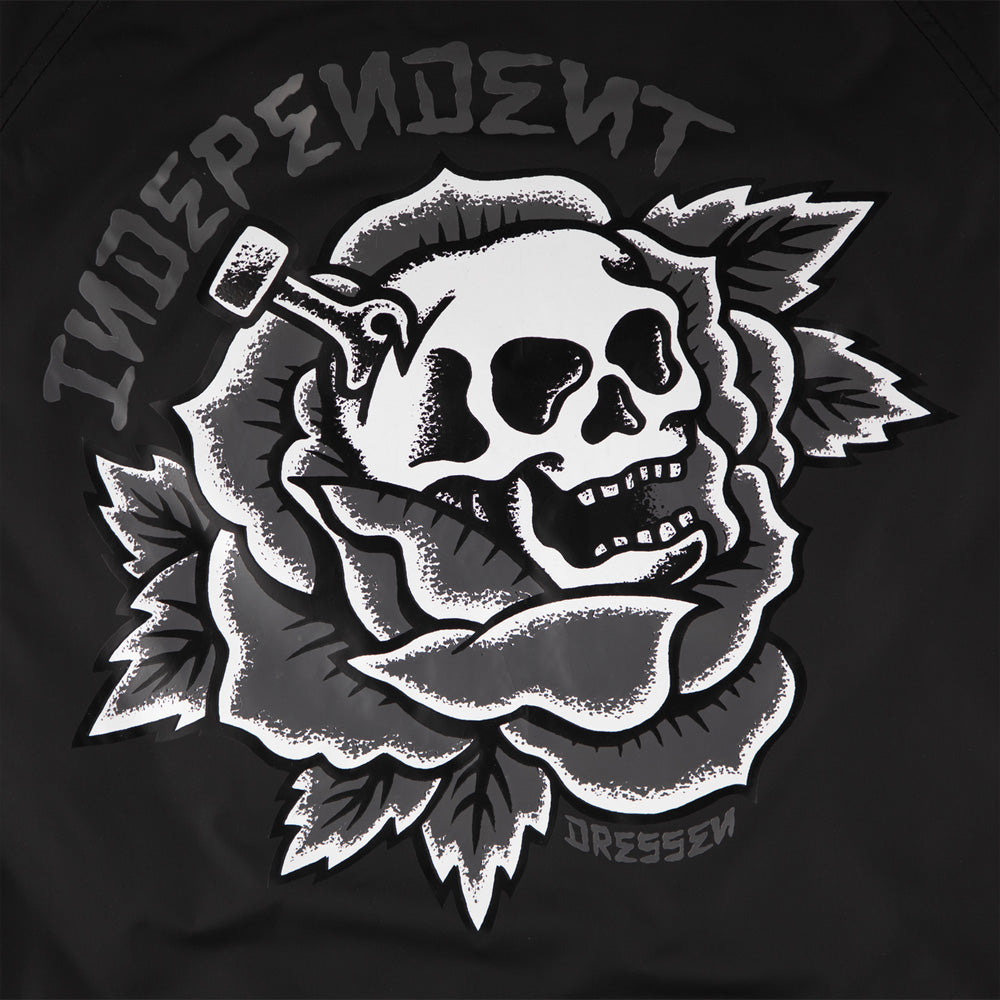 DRESSEN SKULL ROSE HOOD WINDBREAKER JACKET