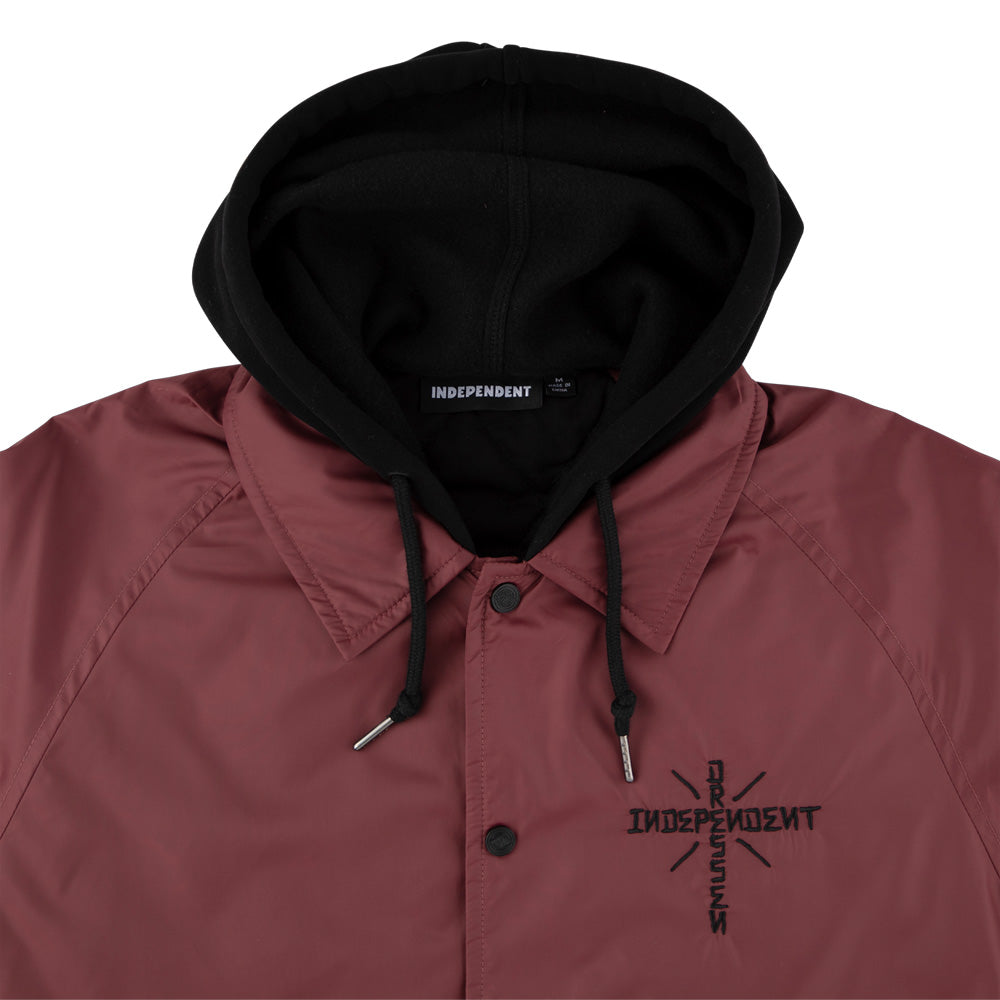 DRESSEN SKULL ROSE HOOD WINDBREAKER JACKET