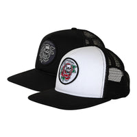 DRESSEN SKULL ROSE SNAPBACK HAT