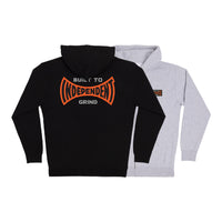 BUILT TO GRIND SPAN ZIP HOODED SWEATSHIRT