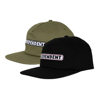 BAR LOGO SNAPBACK HAT