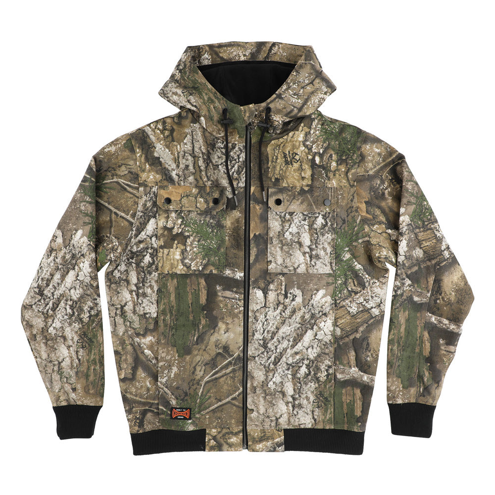 BUILT TO GRIND HOODED CANVAS WORK JACKET