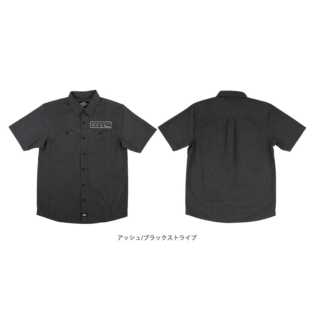FREE ON THE STREETS S/S BUTTON UP TOP