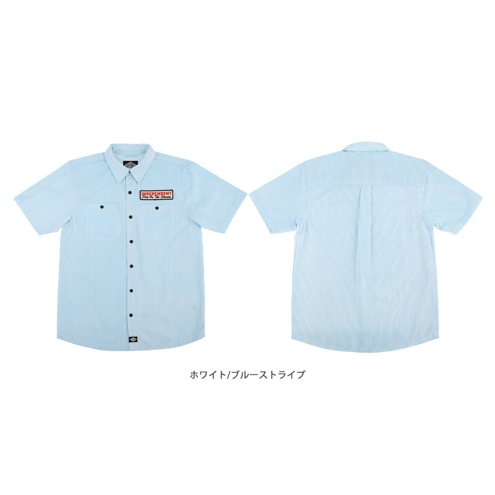 FREE ON THE STREETS S/S BUTTON UP TOP