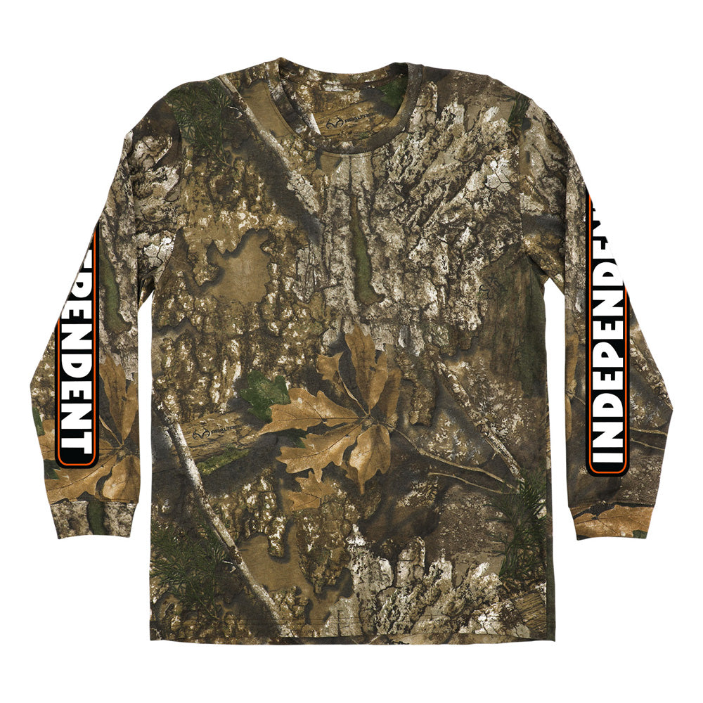 BAR LOGO x REALTREE L/S REGULAR T-SHIRT