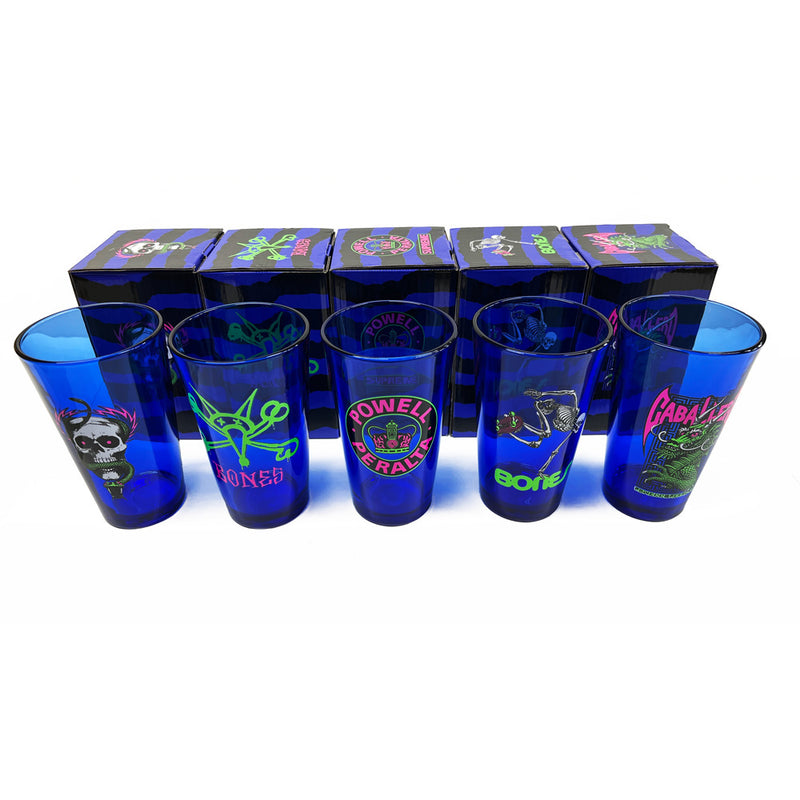 CAB STREET DRAGON PINT GLASS BLACKLIGHT